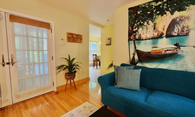 Pocono Lake Casa | Pocono Lake Getaway: Pool, Tennis, and Basketball!