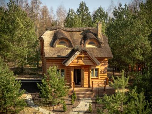 Skarszewy Casa | Pod Kogutem i Sową - Bio Wioska z domkami Premium w góralskim stylu dla dorosłych
