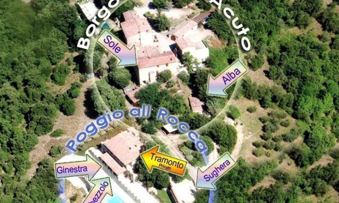 Civitella Paganico Apartamento | poggio alla rocca - ginestra