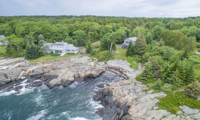 East Boothbay Casa | Punta del abeto Cove - Ocean Manor Home