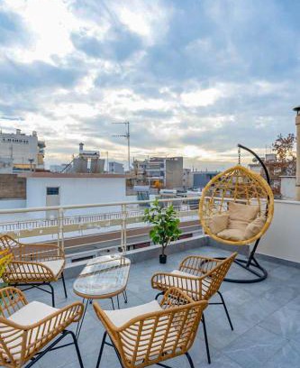Thessaloniki Apartamento | Pomegranate Luxury Penthouse Maisonette with Stunning Terrace #Free Parking# by BiNoBi!