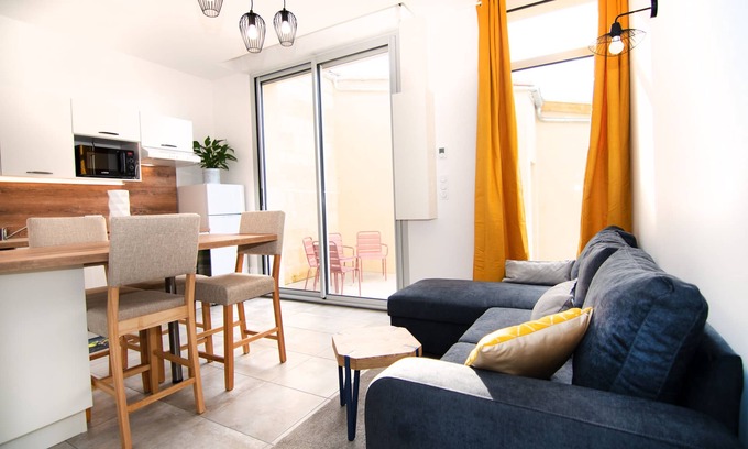 Libourne Apartamento | Apartamento-Garden-Superior-Baño con ducha