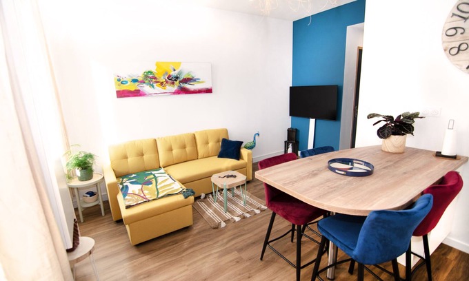 Libourne Apartamento | Apartamento-Tropical-Lujoso-Baño con ducha