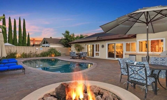 San Carlos Casa | Pool, A/C, fire pit, views of Cowles Mountain - Hemingway Heaven - New Listing with a pool!