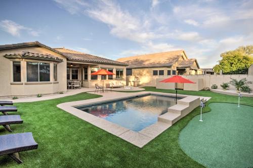 Estrella Mountain Ranch Casa | Pool and Game Room Home in Goodyear Near Golfing