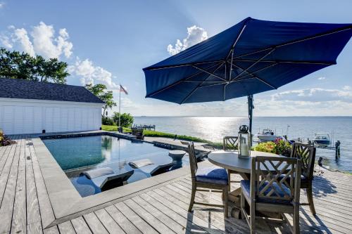 Stevensville Casa | Pool and Stunning Water Views Kent Island Home!