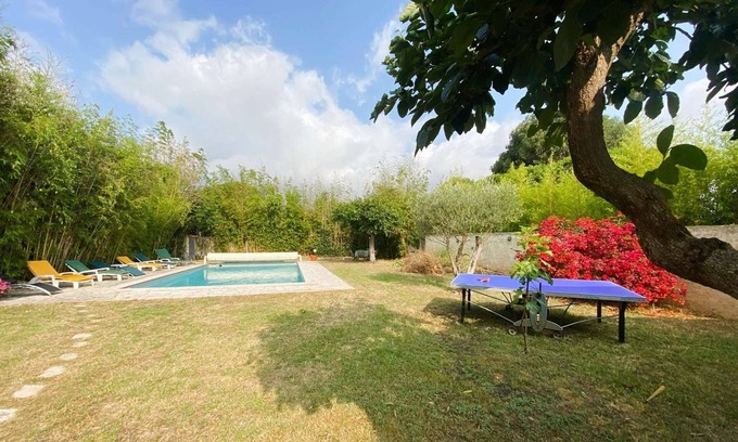 L'Evescat Casa | Piscina, playa a pie, billar, futbolín, ping-pong, barbacoa...