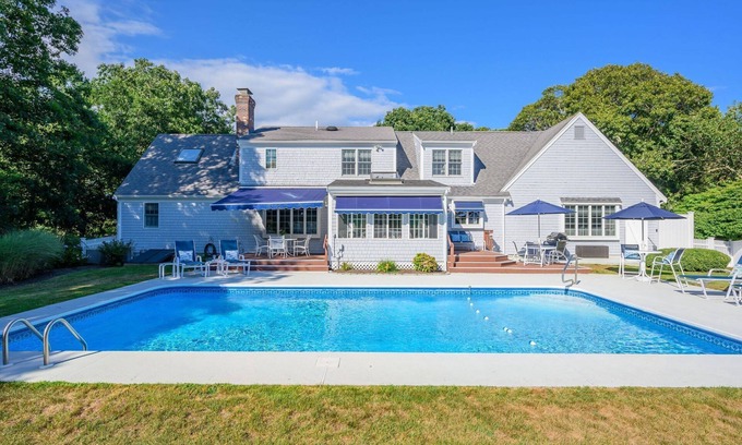 Harwich Port Casa | Pool Central AC Walk to Harwich Port and Beach backs to conservation