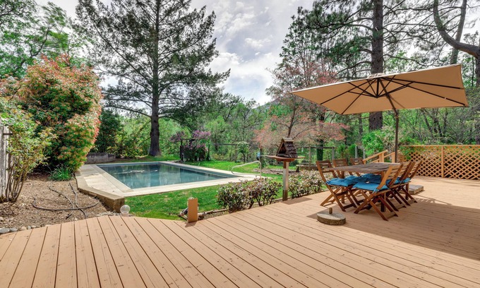 Middletown Casa | Pool & Deck: Wine Country Hideaway in Middletown!