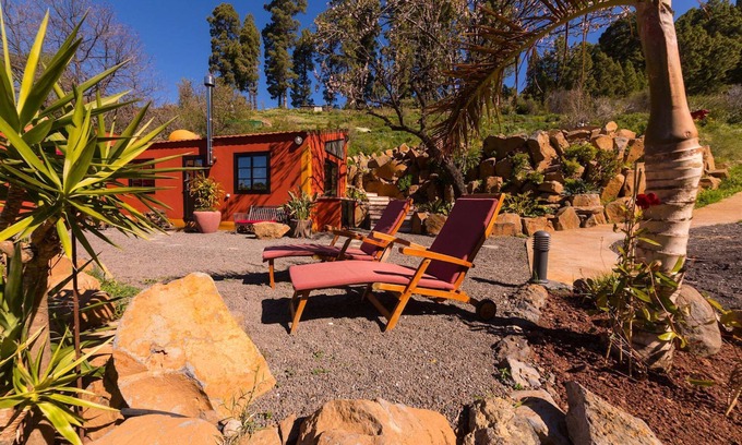 Garafia Casa | Piscina Finca noroeste de La Palma - calma absoluta y la ubicación apartada - viñedo activa