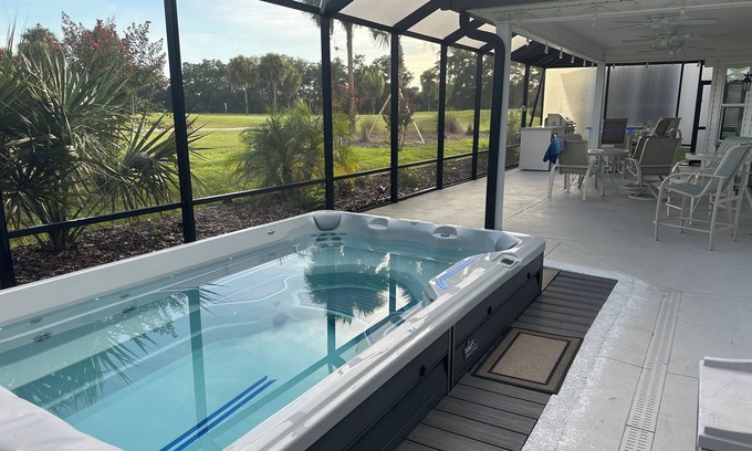 Belvedere Casa | Pool, Golf Course View Home, 4 place golf cart
