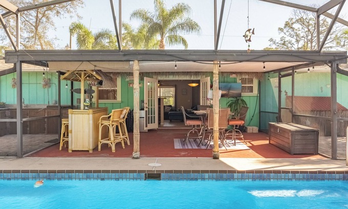 Cocoa Casa | Pool Home Hideaway - 3 Bedrooms in Port St John - Watch Launches from the Pool!