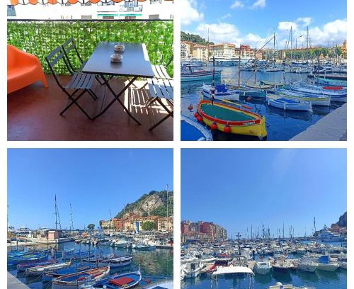 Quartier du Port Apartamento | Port de Nice-charmant appartement bucolique ! vue port