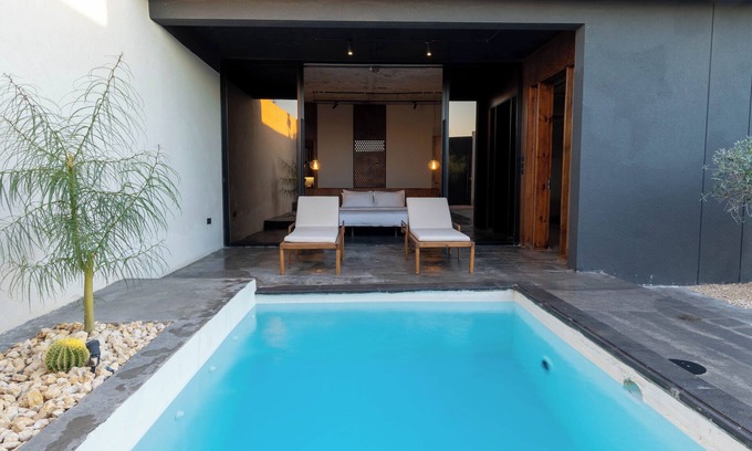 Riyadh Chalet De Esquí | Portal Chalets With Private Pool- Qirwan