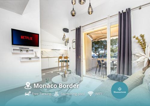 Beausoleil Apartamento | Porte de Monaco - Terrasse vue mer - Parking - CN