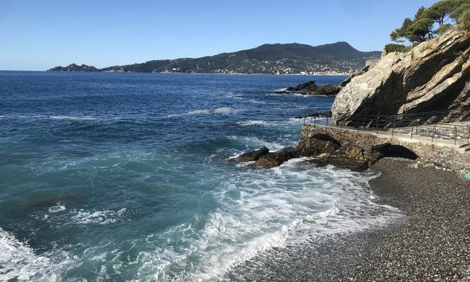 Zoagli Apartamento | Vista al mar de Portofino para parejas que visitan los pueblos de Liguria como 5 Terre
