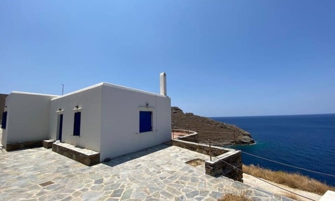 Kithnos Casa | Poseidon's Yard - a secluded Cycladic house in a secret cove of Kythnos Island!