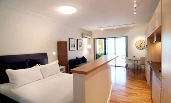 Potts Point Apartamento | Apartamento tipo estudio grande con balcón en Potts Point