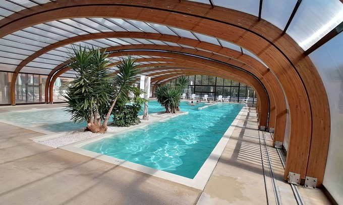 Parentis-en-Born Apartamento | Près de Biscarrosse, Appart 4 Pers Dans Résidence Avec Piscines, Wifi