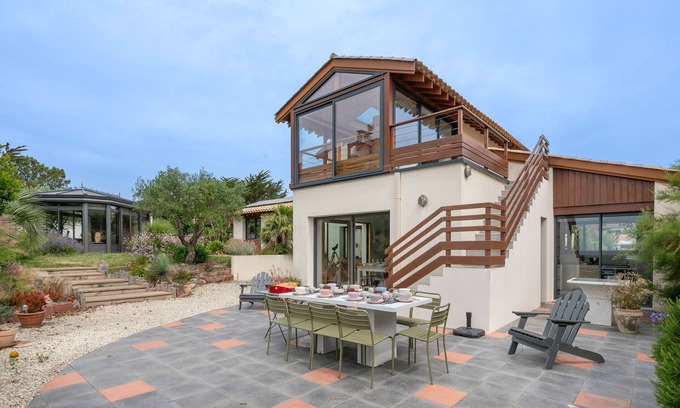 Prefailles Chalet De Esquí | Villa frente al mar para 10 personas en Préfailles
