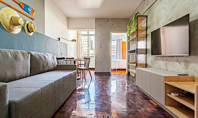 Centro Apartamento | Practical Apt in Downtown 350m SC Museum Cat406