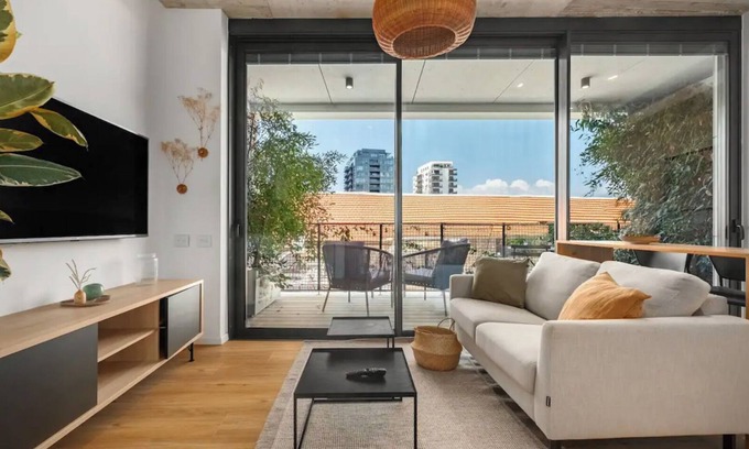 Ramat Gan Apartamento | Premium 1BR 41 Sqm Apt Balcony Free Parking