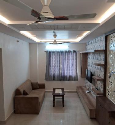Kondapur Apartamento | Premium 2BHK King Bed near Botanical park Flat 302