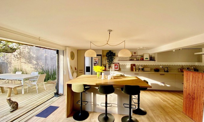 Saint-Vincent-de-Tyrosse Casa | Pretty house in the heart of the village - 150 m2 - Swimming pool - Beaches 10 km away - 6 pers.