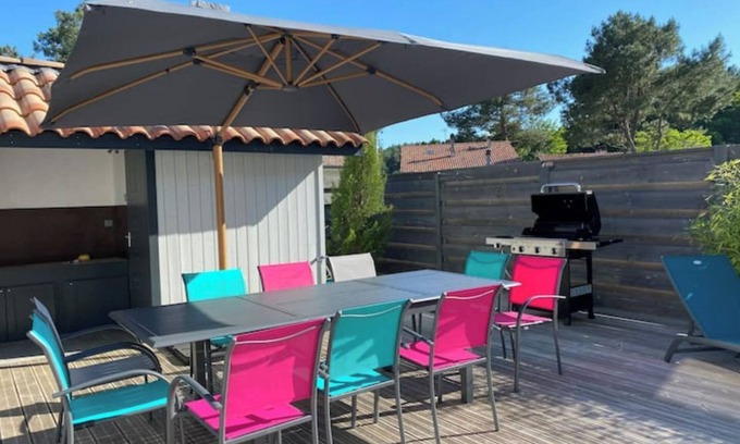 Vielle-Saint-Girons Casa | Pretty villa with private pool, near the ocean