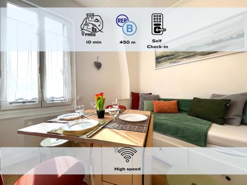 Gentilly Apartamento | Primavera : Beau 2-pièces proche Paris, RER B 450m