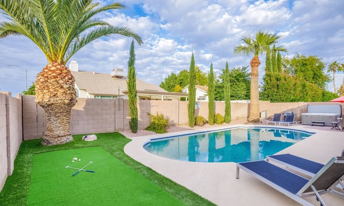 Sunset Ridge Casa | Venta flash, ahorre más ahora, piscina climatizada, bañera de hidromasaje, putting green, conserje privado