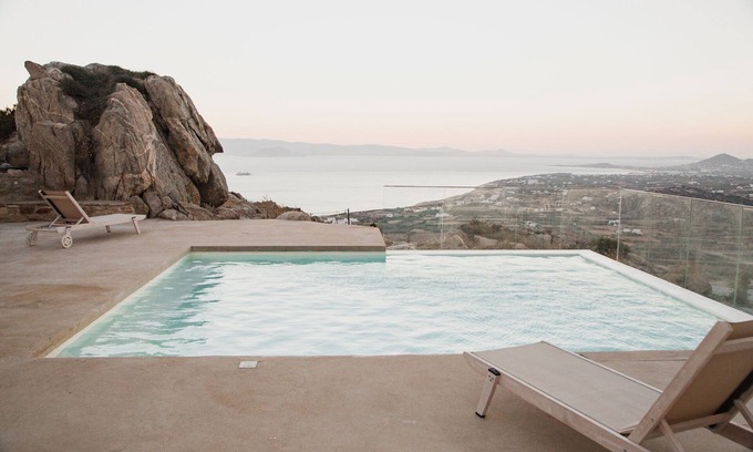 Naxos Villa | Privacidad y espectaculares vistas desde todas las habitaciones de la Villa