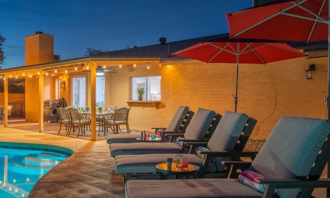 Roadrunner Estates East Casa | Private 4BR Home Oasis in Phoenix, Pool, BBQ, Firepit
