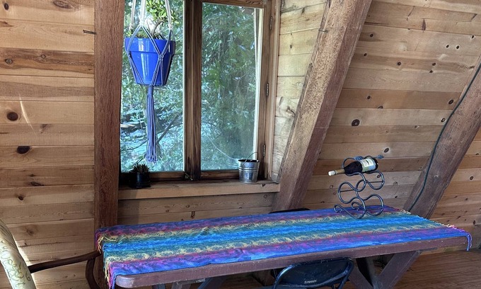 Brookings Cabina | Private Aframe cabin on 17acres of the Chetco River