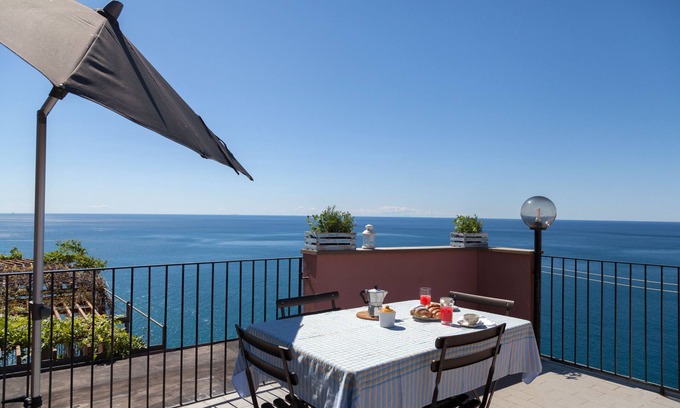 Corniglia Casa | Apartamento privado en Cinque Terre, terraza vista mar, 011030-LT-0124