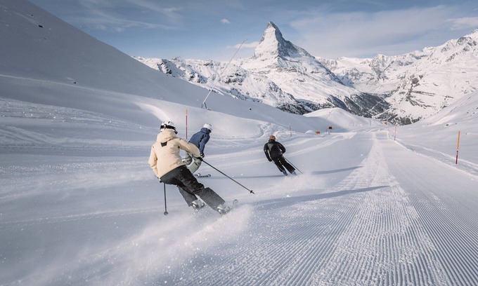 Zermatt Apartamento | Private balcony with views to the Matterhorn