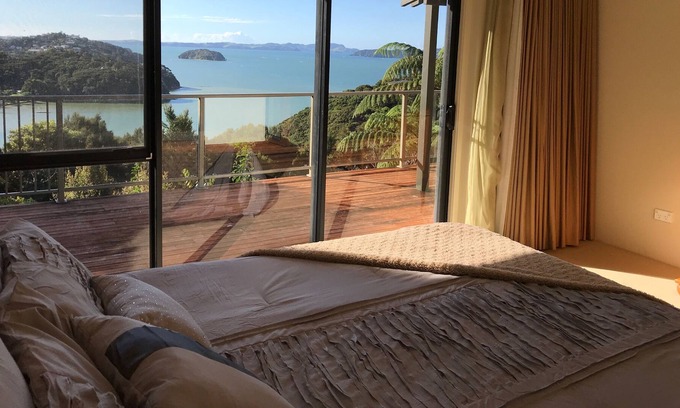 Opua Casa | Casa privada de Bay of Islands con vista