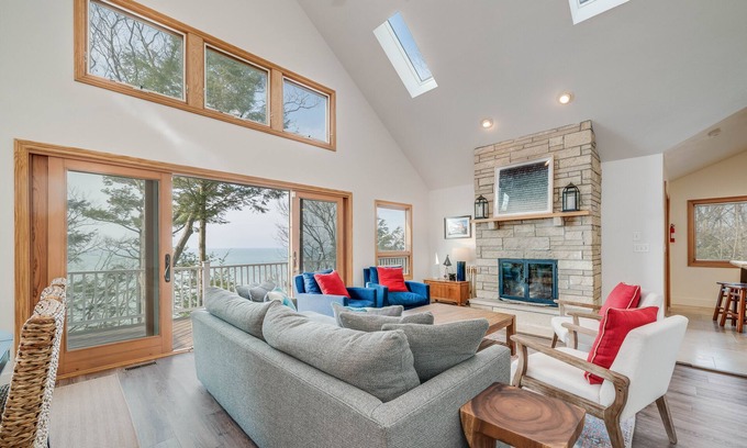 Coloma Casa | Private Beach House w/ 177' Sandy Beach, Luxury Kitchen & Endless Views!