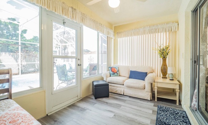 San Pedro Villas Casa | Private Corner Unit Pool Home w/BBQ & Dog Friendly!