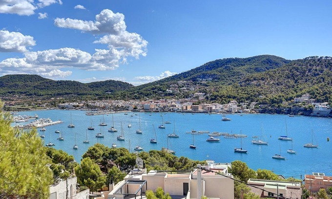 Port d'Andraitx Casa | Private Detached Villa, sea and port view, several terraces, South facing