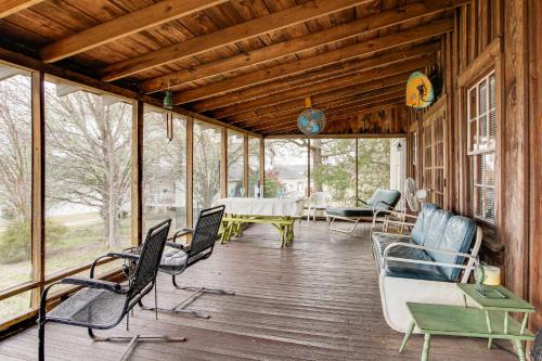 Greenwood Casa | Private Dock and Porch Serene Lake Greenwood Escape