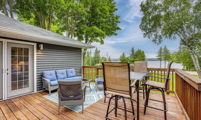 Maple City Casa | Dock + Lakeside Lawn: Family Home Near Bear Dunes