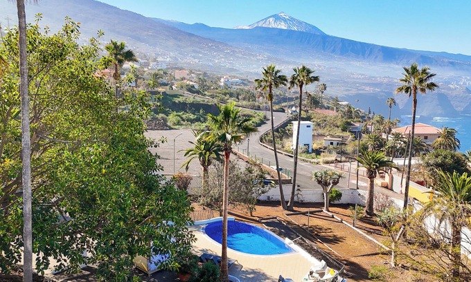 La Matanza de Acentejo Villa | Villa con jardín de 700 m2 con gran jardín y piscina infinity y barbacoa