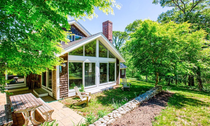 Chilmark Casa | Private Hillside Home, Fully Equipped Kitchen, Dog-Friendly, A/C, W/D