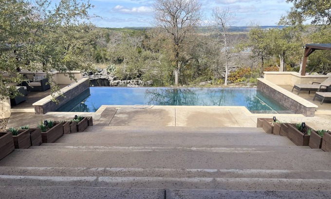 Marble Falls Casa | Private Hilltop Hideaway w/ resort pool & Outdoor Living