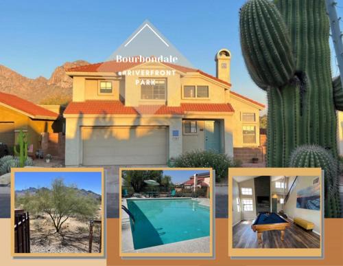 Oro Valley Casa | Private Home - Billiards, Mountain Views, Private Desert Access, HOA Pool & Spa, BBQ, at Lambert Park - Bourbondale