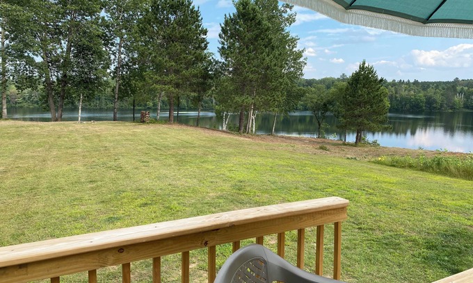 Crystal Falls Casa | Lake House privado en 16 acres de bosque, 80 acres de lago, 55 pies de profundidad !!