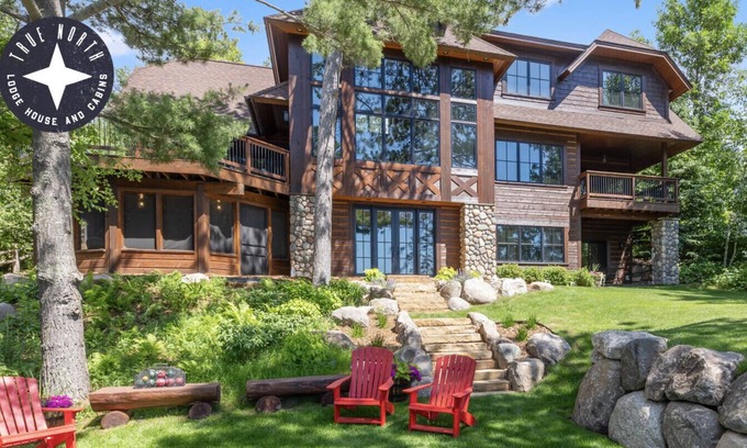 Nisswa Casa | Private Luxury Compound on the Gull Lake Chain with Theater, Tennis, Sauna, Hot Tub (25+ pp.)