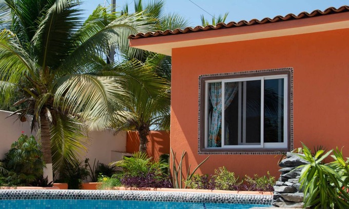 Barra de Potosí Casa | Private new CASITA-1 of 4, pool, beach access , private patio & restaurants
