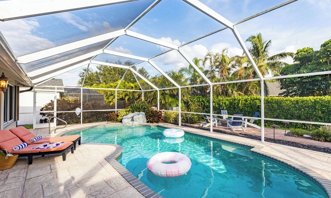 Central Naples Casa | Private Pool, Firepit, Game Room | Mins to Beaches | Casa Solara by AvantStay